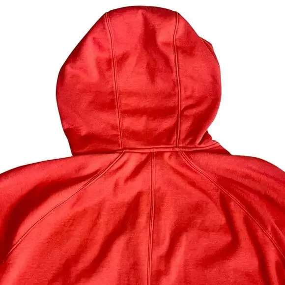Athleta Women’s Sz M Red On My Way Triumph Full Zip Hoodie Sweatshirt Jacket - Picture 10 of 15